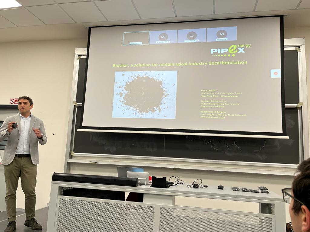 Pipex Energy: behind the teacher’s desk at Polimi